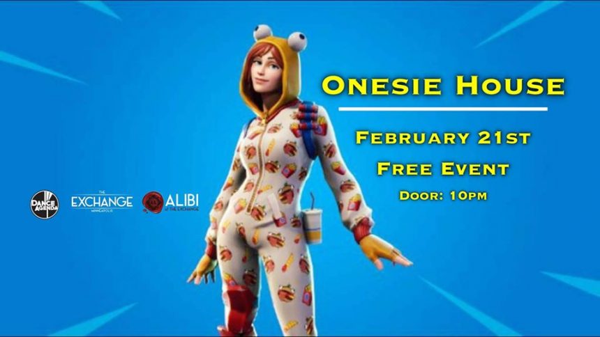 Onesie House Music Party at the Alibi